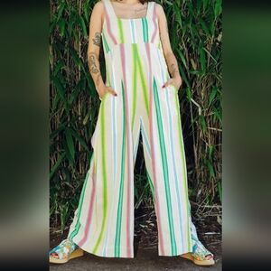 Ace & Jig Multicolor Stripe Jumpsuit